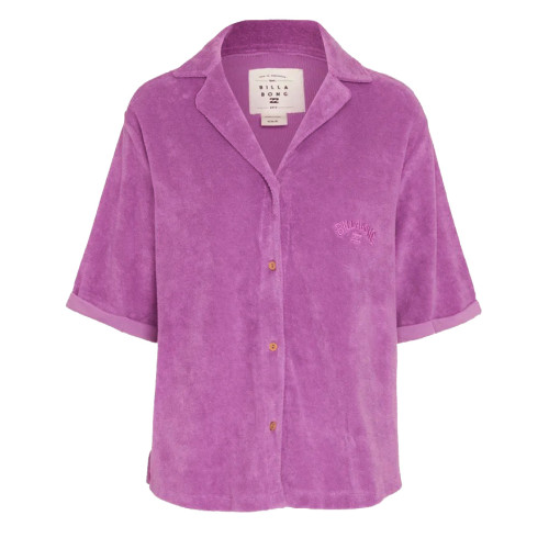 Billabong Γυναικείο πουκάμισο White Sands - Short Sleeve Cosy Shirt for Women